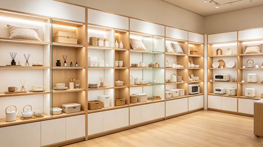 鄂州家居生活展柜